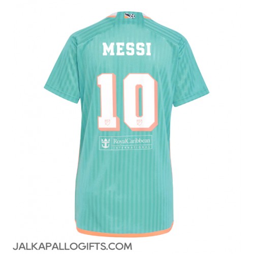 Inter Miami Lionel Messi #10 Kolmaspaita Naiset 2024-25 Lyhythihainen